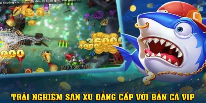 Trải nghiệm sân chơi săn xu đẳng cấp với bắn cá VIP
